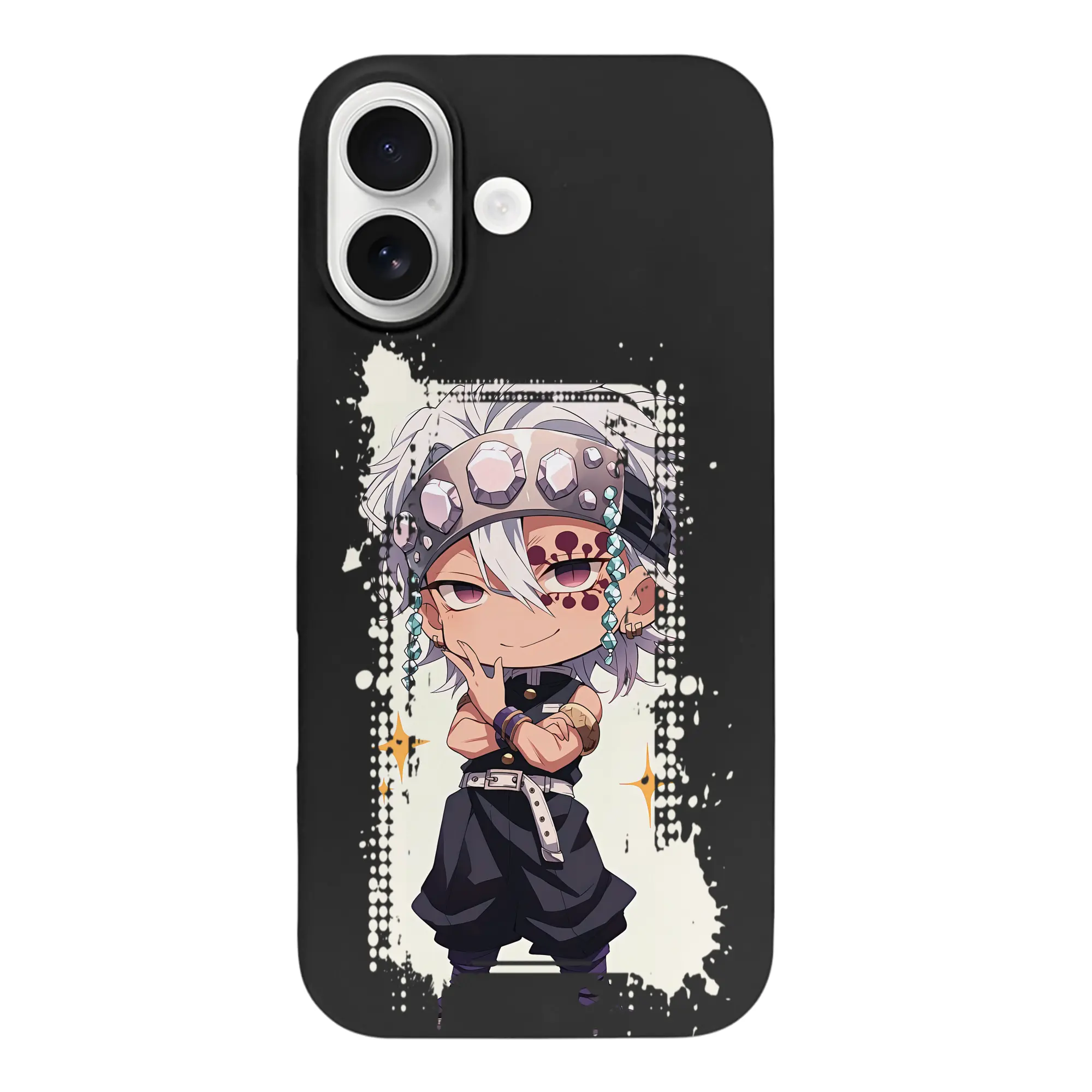 鬼滅の刃 グッズ,宇髄 天元 - iPhone 17 シリーズ シリコンケース 薄型 耐衝撃 指紋防止 ソフトタッチカバー 精密フィット 傷防止 保護ケース iPhone 17/17 Air/17 Pro/17 Pro Max 対応